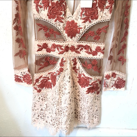 For Love and Lemons Mallorca Tulle Lace Mini Dress XS & S EUC - Picture 9 of 15